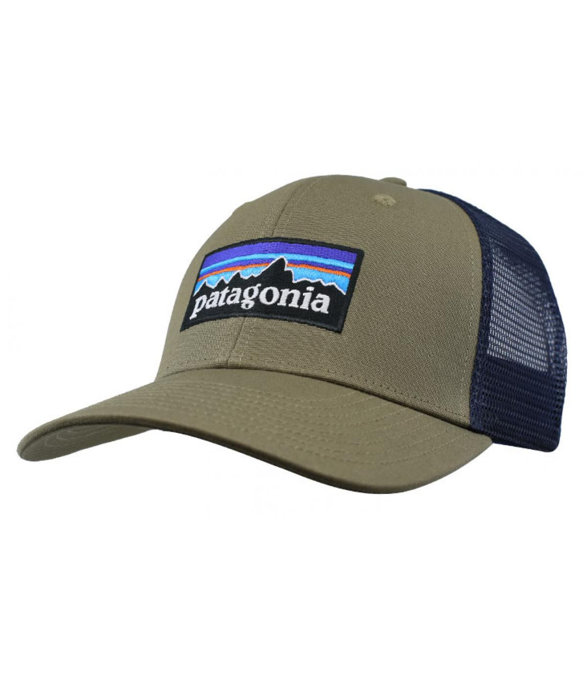 P6 logo Trucker sage khaki Patagonia